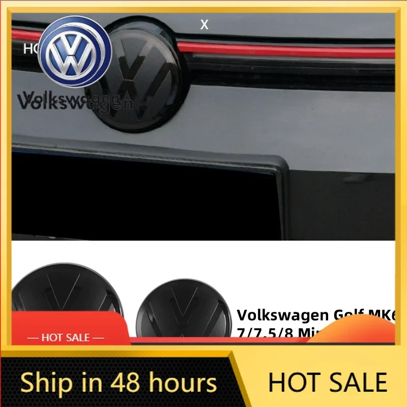 

Для VW Volkswagen Golf MK6/7/7.5/8: Накладки на зеркала заднего вида с логотипом, глянцевые черные, 2 шт., совместимые с моделями ACC, замена внешних элементов