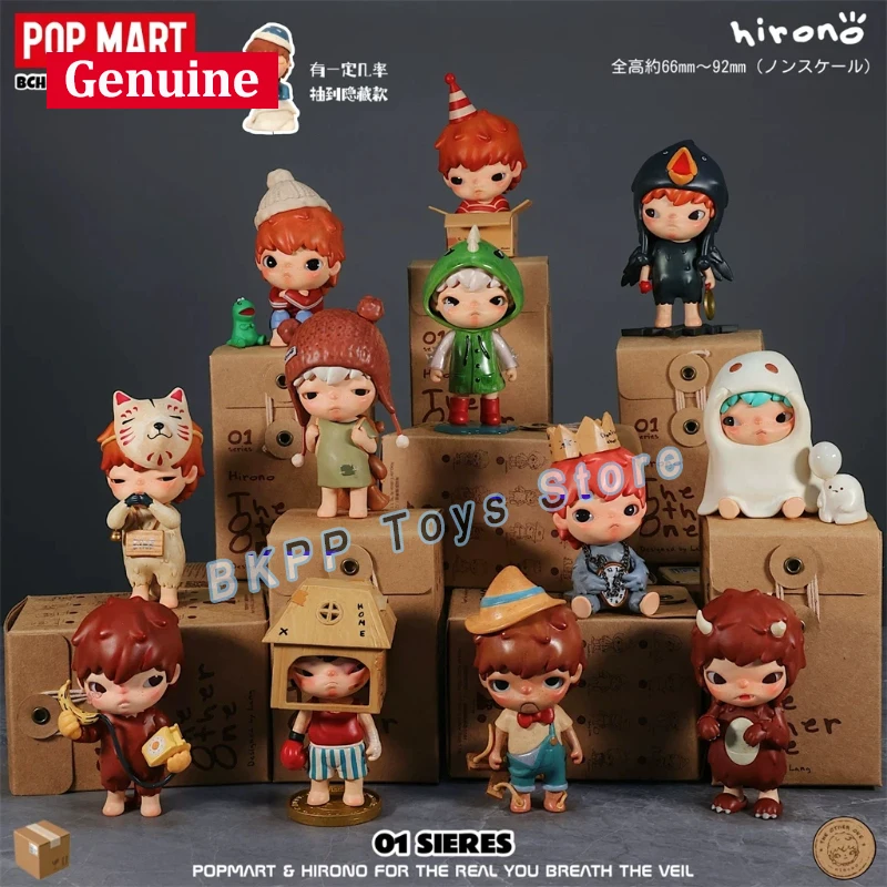 Original POP MART Hirono The Other One Serie Blind Box Handgefertigte Mystery Box Auto-Dekoration Geburtstags-Gedenkgeschenk