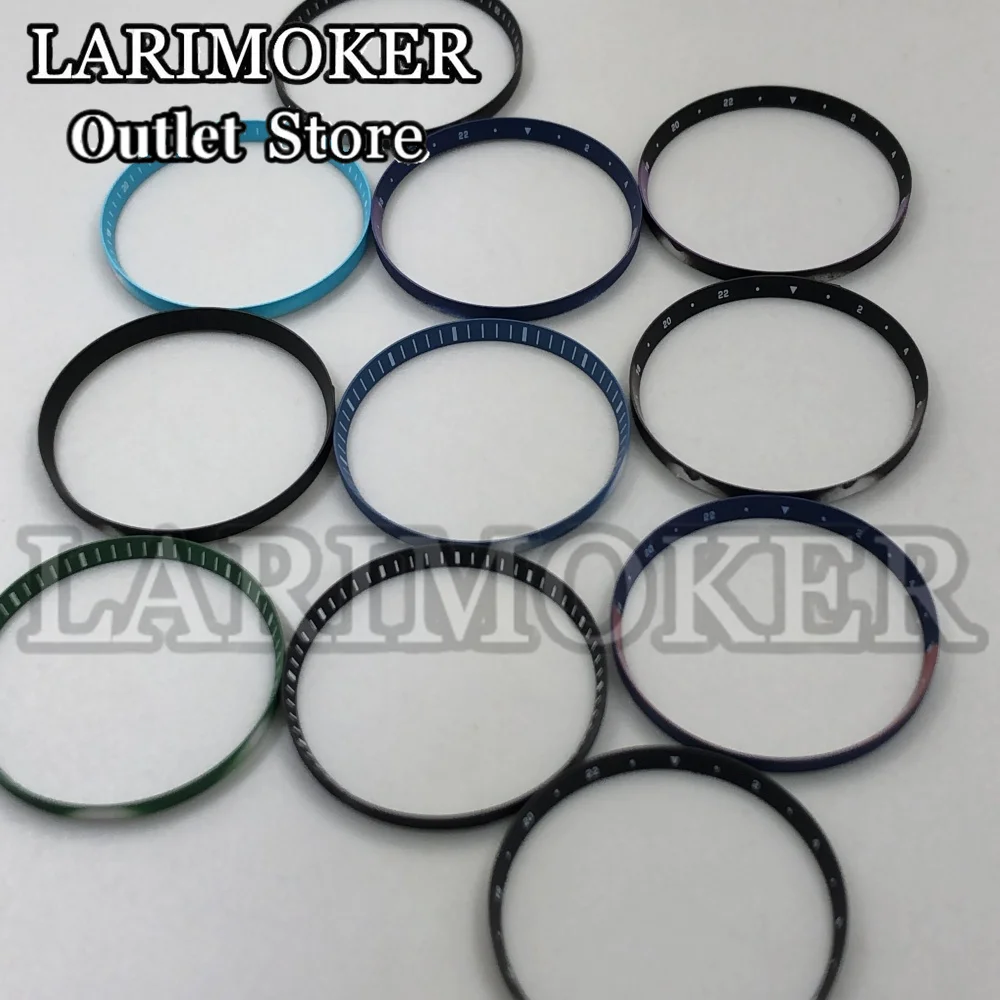 LARIMOKER 30mm Inner Shadow Circle Scale Circle Dial Watch Chapter Ring Plastic for 40mm watch case Watch Accessories