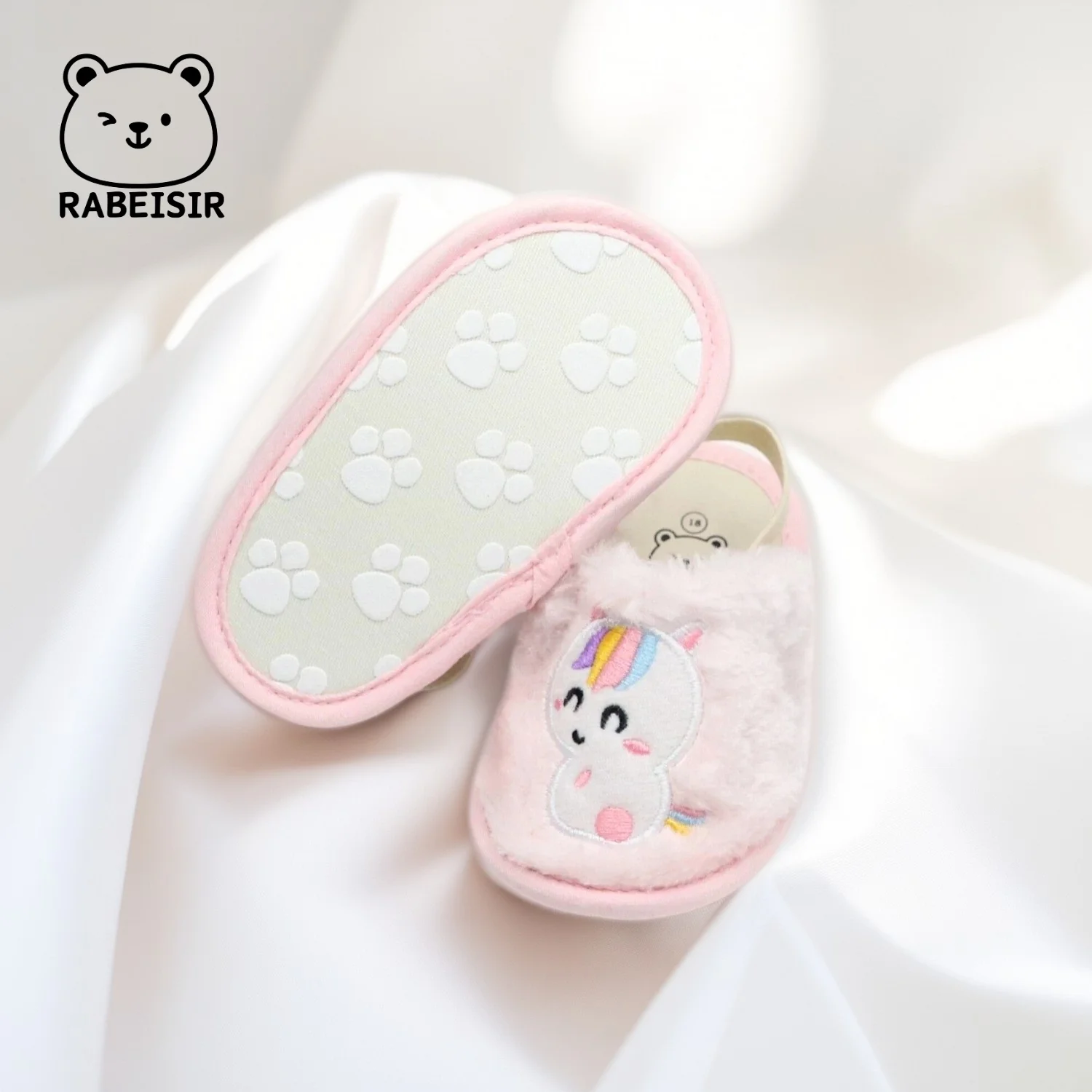 أحذية قطيفة للفتيات الصغيرات أحذية للأطفال الصغار شباشب داخلية بالإضافة إلى شريط مطاطي مخملي