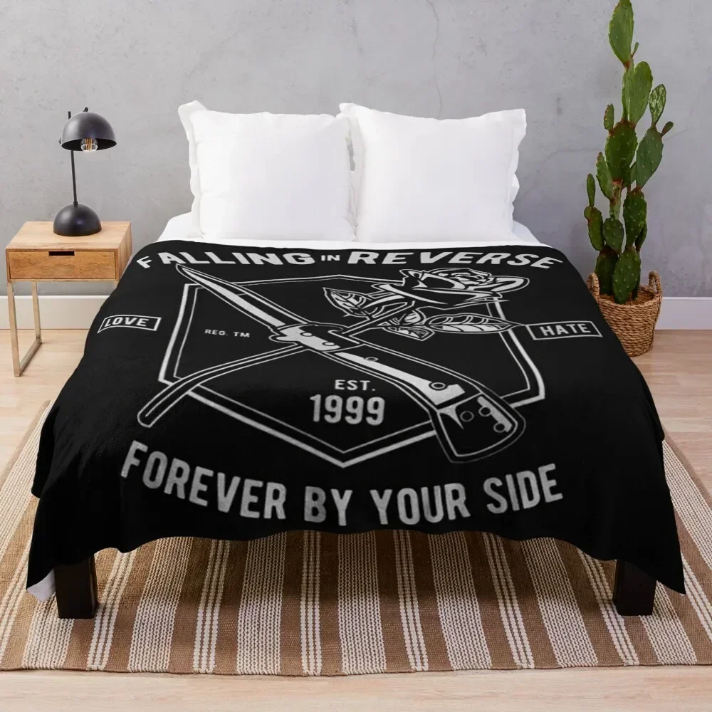 

Falling In Reverse Throw Blanket Decoratives Hairys Plush Sleeping Bag Blankets