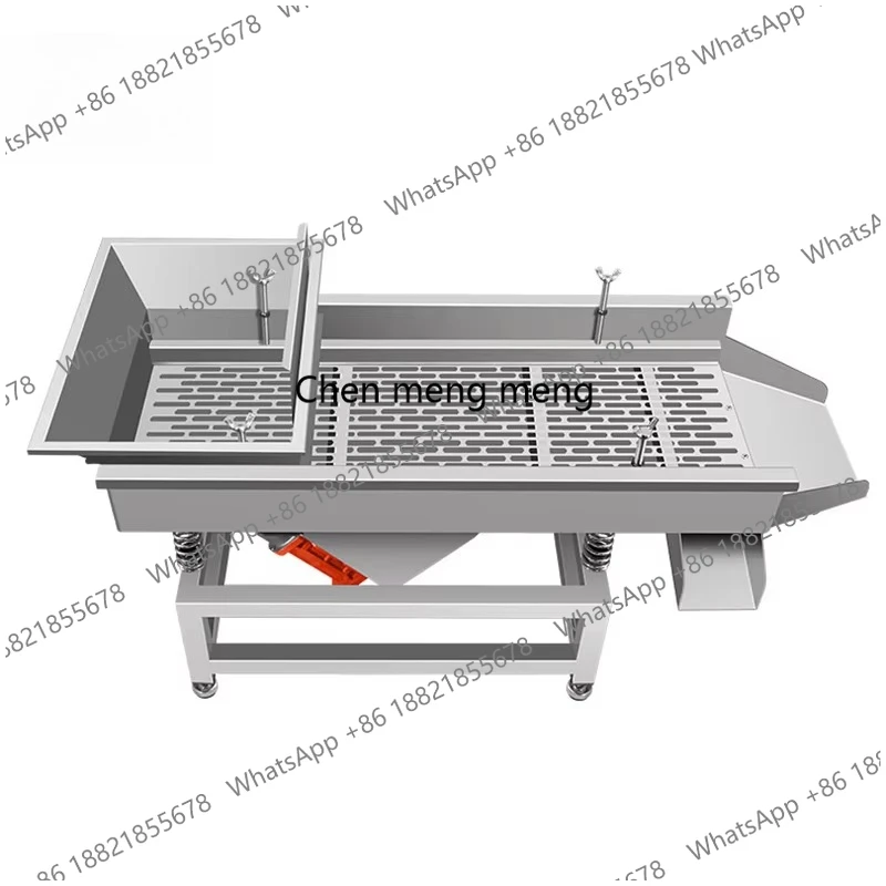 Hot Selling Construction Works Separating Wheat Corn Seeds Cleaning Machine Mini Limestone Linear Vibrating Screen