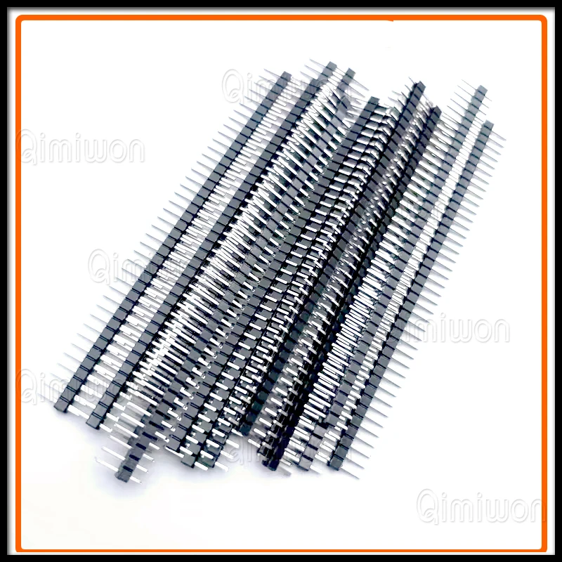 10Pcs 2.54mm 40 Pin 1x40 Single Row Male And Female 2.54 Breakable Pin Header PCB JST Connector Strip For Arduino DIY Kit