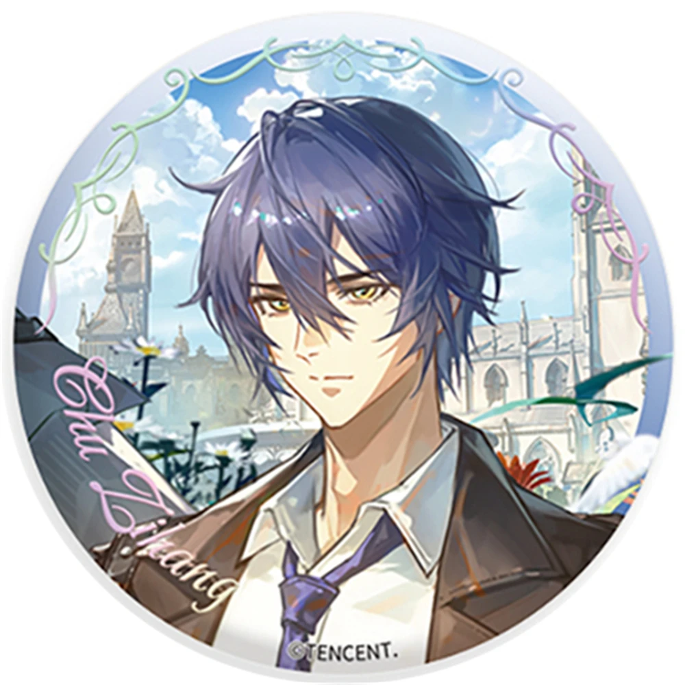 58 مللي متر أنيمي The Blazing Dawn DRAGON RAJA Ricardo · M · Lu Motong Chen تأثيري حلي شارة دبوس SPTE صفيح بروش ﻿   دعامة عيد الميلاد جيلف