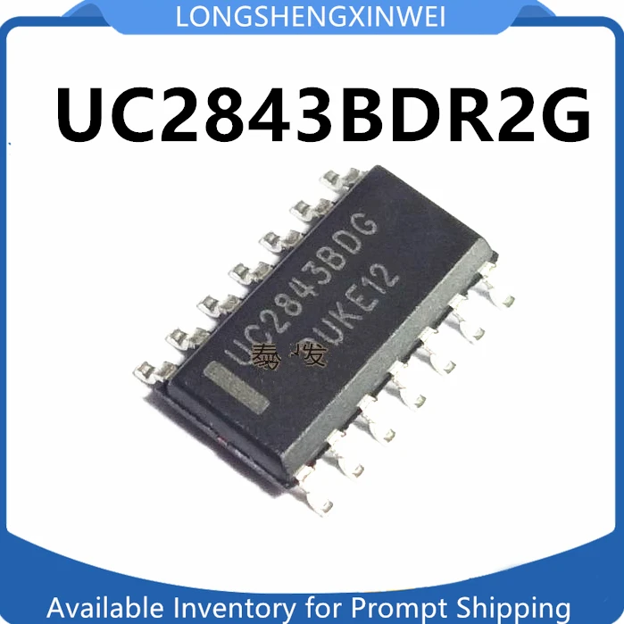 1PCS New UC2843BDR2G UC2843BD Patch SOP-14 UC2843BDG on-light Controller Core