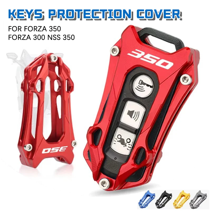 

For FORZA 350 Forza 300 NSS 350 Motorcycle CNC Key Cover Case Shell Keys Protection keychain case