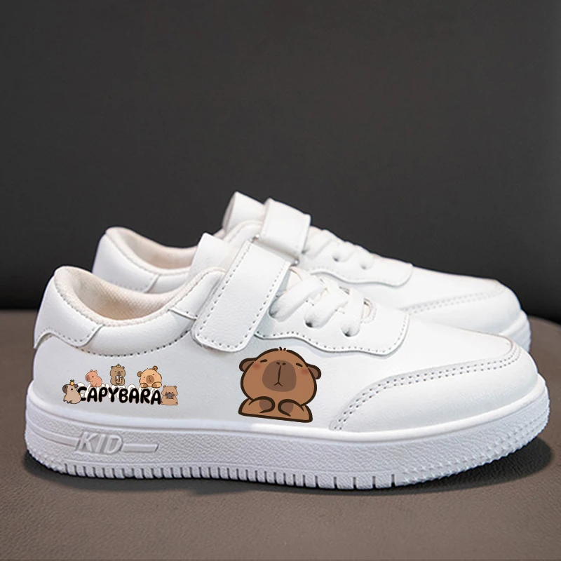 Capybara Boy Girl Sneakers New Cartoon Pattern Sports Shoes Casual