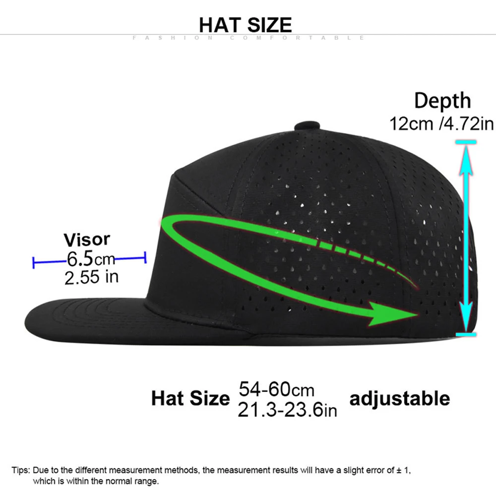 Männer Hip Hop Baseball Cap Einstellbare Snapback Hut Frühling Sommer Outdoor Trucker Caps – Detail 2