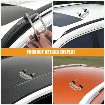 Držák U pro střešní nosiče automobilů, svorky na příčníky, svorky na příčníky pro automobilové střešní nosiče 10 nejlepší prodej univerzální svorka na střešní nosič - №8