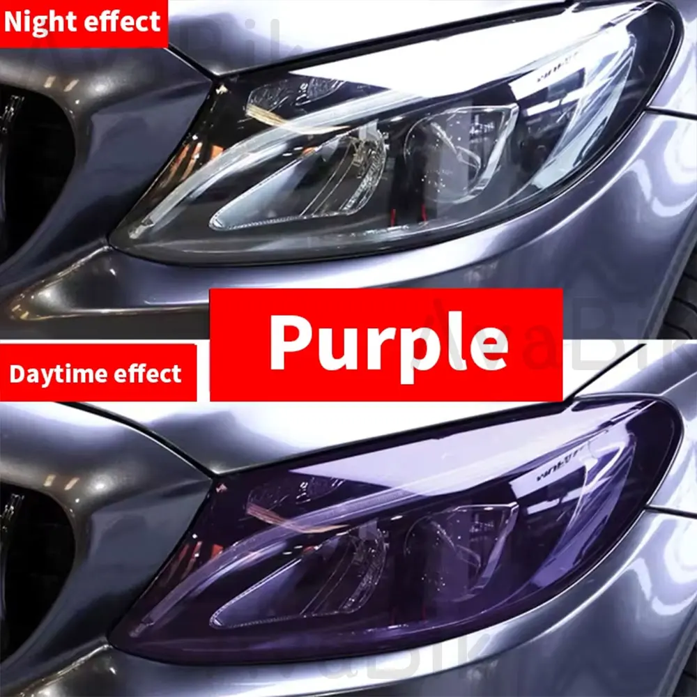 

Пленка для защиты фар автомобиля из ТПУ с УФ-защитой и самовосстановлением, меняющая цвет, умная фотохромная пленка для задних фонарей, антицарапийная