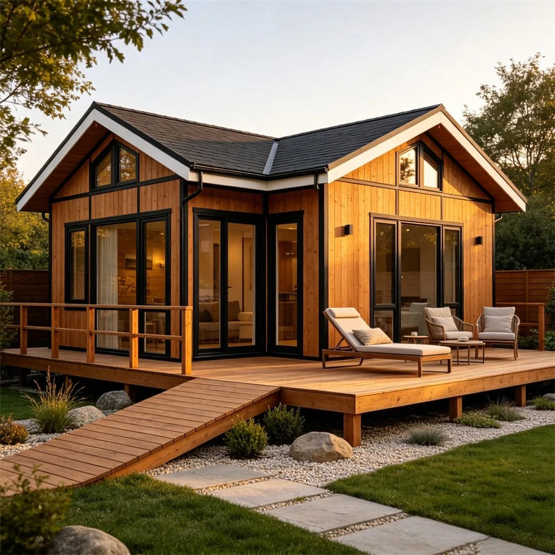 Prefab Tiny House Portable Holiday Villa Mobile Folding Room Expandable Container House Prefabricated House Backyard Studio