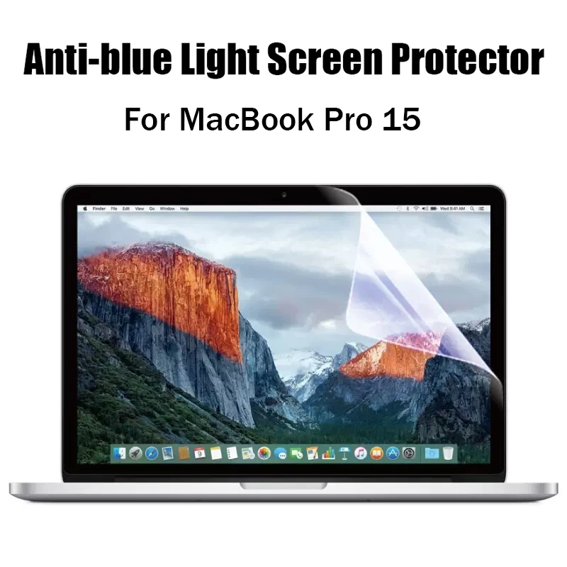 Eye Protection Screen Protector for Macbook Pro 15 Model A1990 A1707 A1398 A1286 Guard Anti-blue Light Matte PET Soft Film