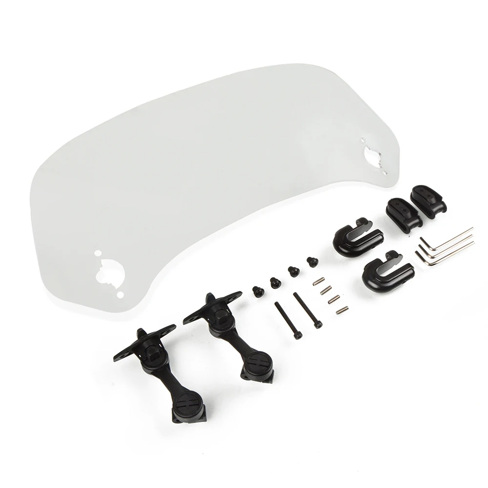 For KYMCO DownTown 200i 300i 350i 125 200 300 XCITING 250 300 350 400 400s 500 K-XCT Adjustable Windscreen Wind Deflector view 4
