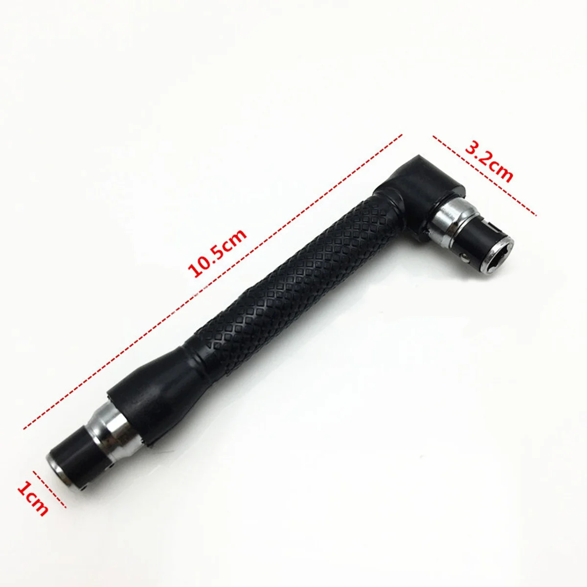 

Double Head L-Shaped Socket Wrench 1/4 Inch Sturdy Iron Tool For Screwdriver Bits Garage Workshop Use L Wrench Right Angle