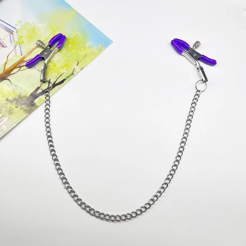 Metal Nipple Clamps With Chain Sex Toys Adult Games For Women Fetish Breast Labia Clip Stimulation Bdsm Bondage Erotic Products
