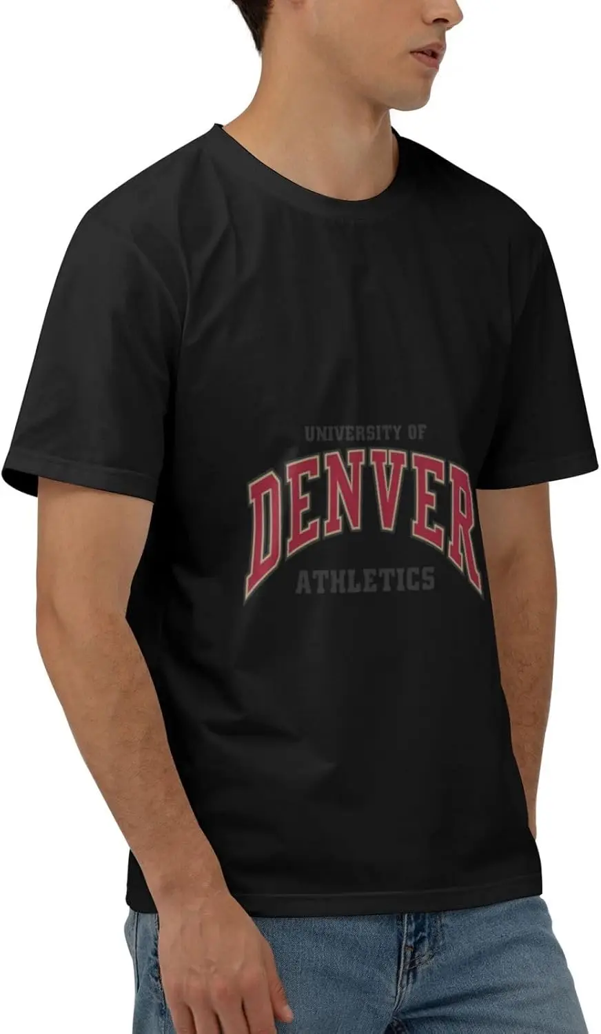 University of Denver Men's Short Sleeve Tees, Moisture Wicking, Odor Protection T-Shirt