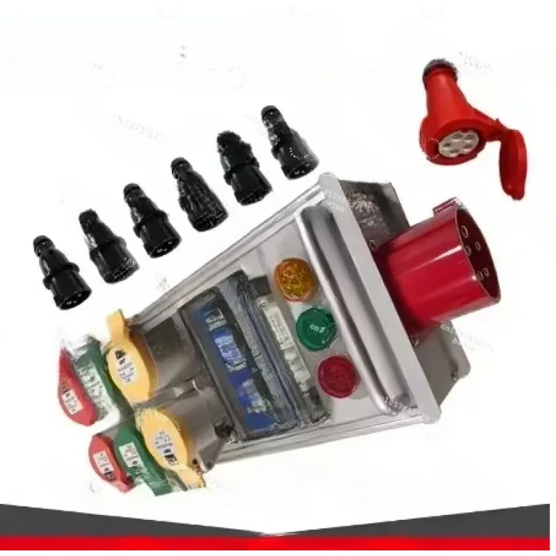6-Way Small Electrical , 16A Socket , Fuge Portable Large LED Screen Power , Controller, Stage Distribution Box