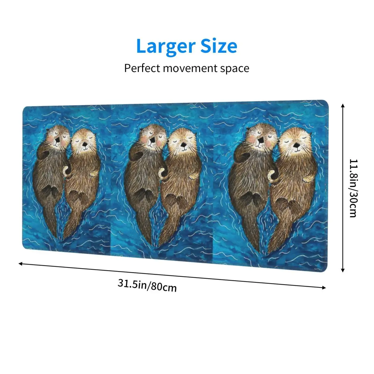 Large Mouse Pad Otter CUTE SLEEP Gamer PC Laptop Mats Keyboard Carpet Computer Gaming Office Accessories Desk Mat