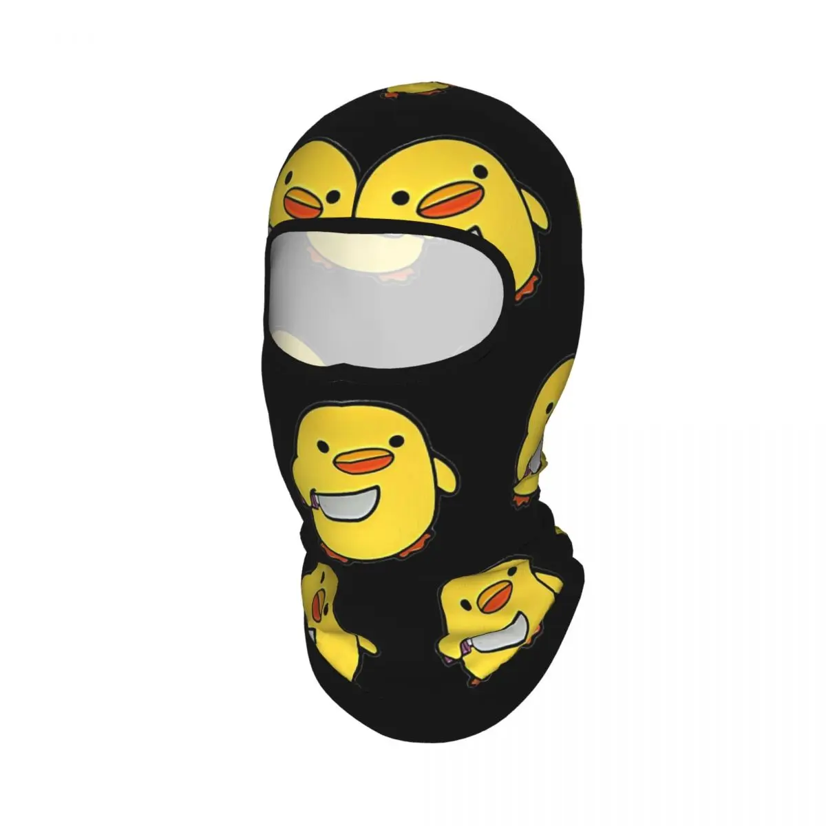 Duck With Knife Funny Meme Angry Bird Danger Breathable Thin Balaclava Full Face Mask Sun Protection Neck Gaiter For Outdoor