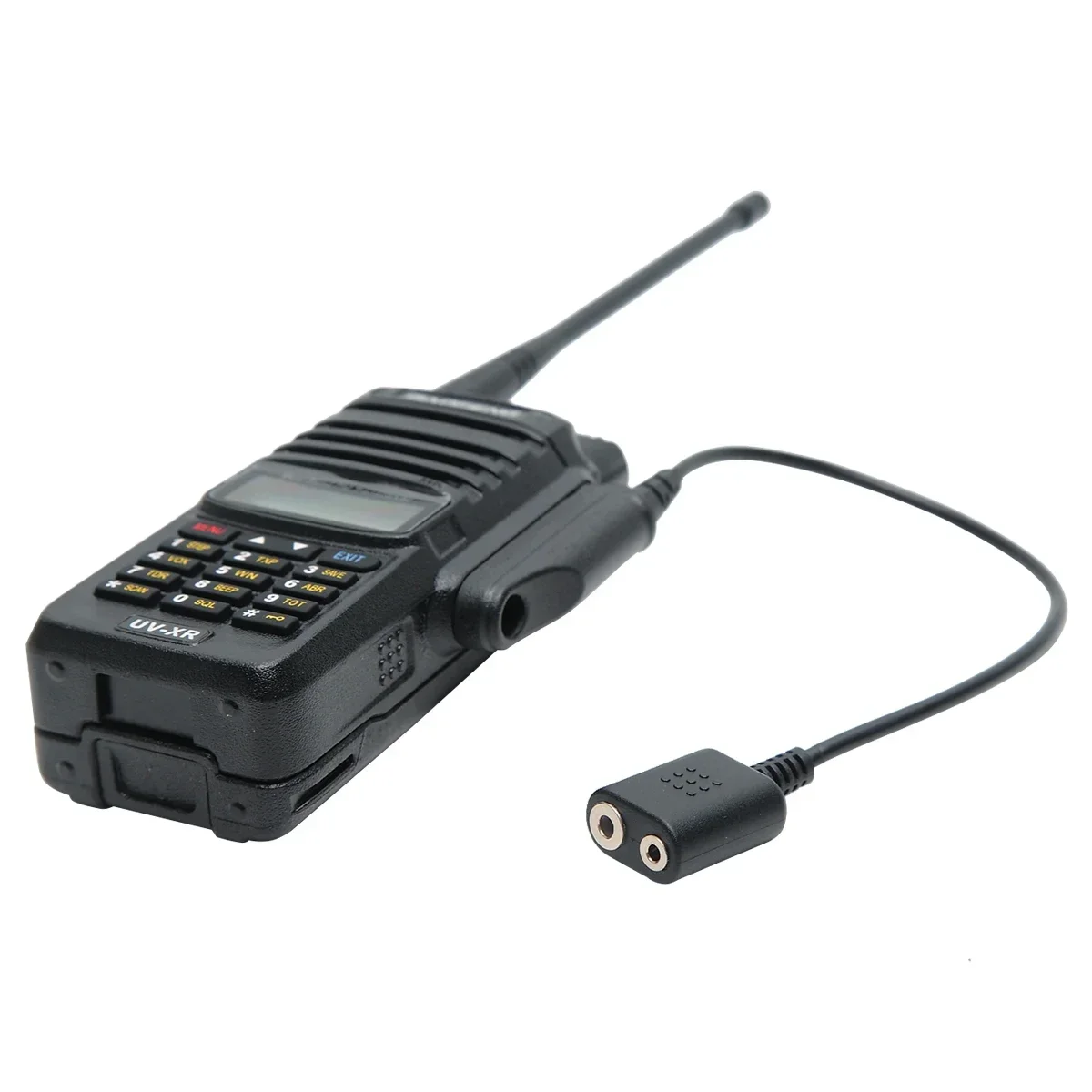 Talkie Adapter kabla audio dla Baofeng BF-9700 A-58 UV-XR UV-5S GT-3WP UV-9R Plus dla interfejsu K 2-pinowy zestaw słuchawkowy UV-5R Por