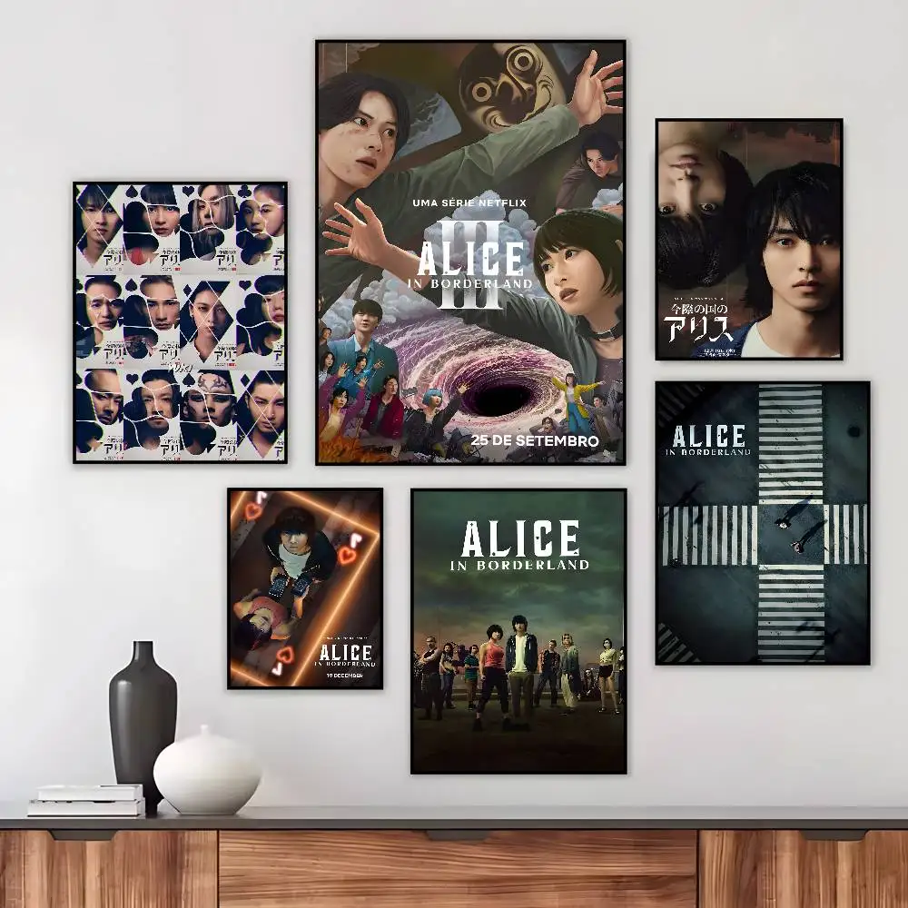 New A-Alice in Borderland 3 Poster Art HD Canvas Advanced Aesthetic Printing Paper Wall Art for Living Room Home Decor