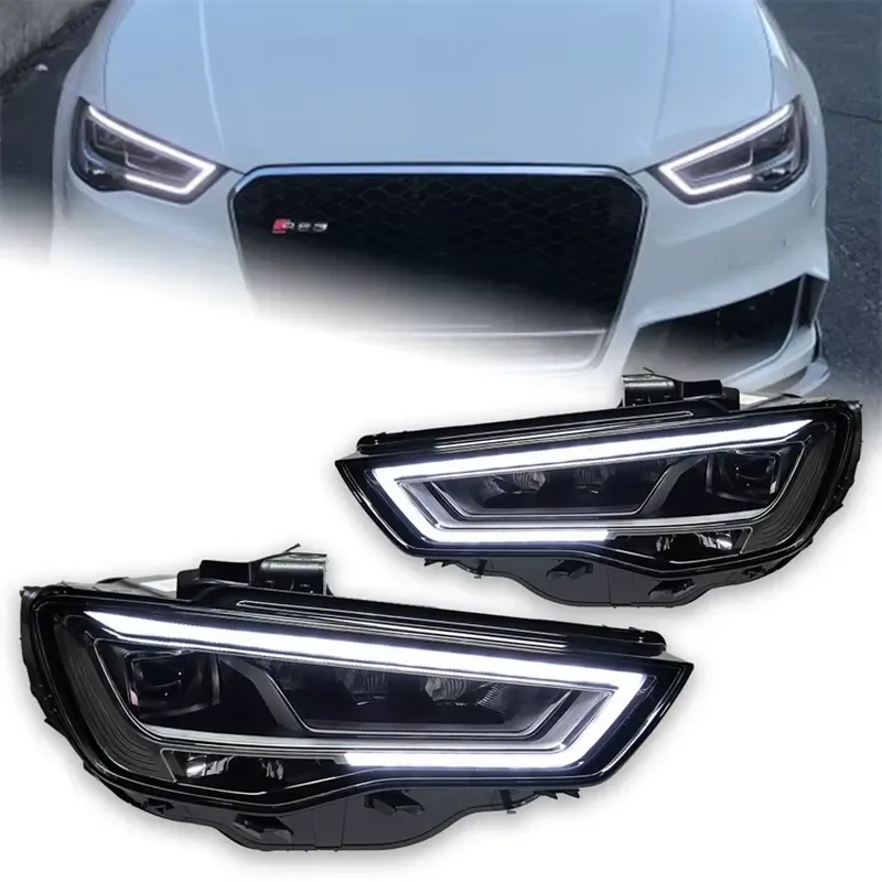 Veidt for 2013-2020 A3 Headlight Assembly Modification LED Daytime Running Lights Old to New S3/RS3 Daytime Running