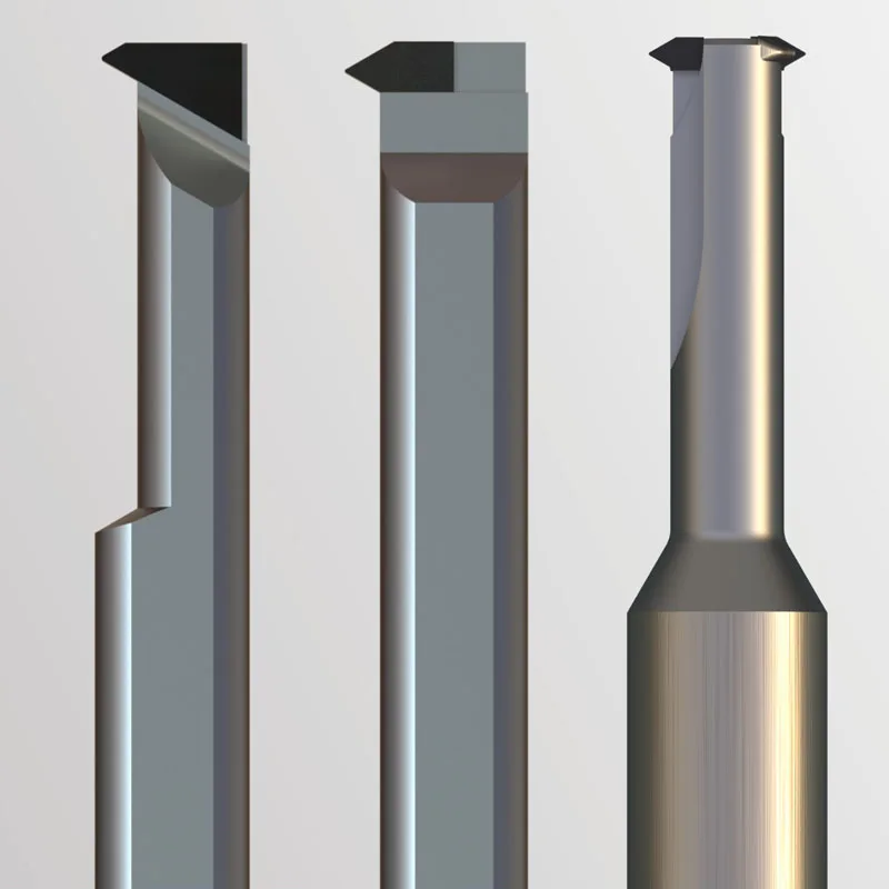 1 PC PCD Diamond Thread Milling Cutter Bar Bit for Lathe Turning Malleable & Cast Iron Borer Precision Tool 75MM 100MM 150MM