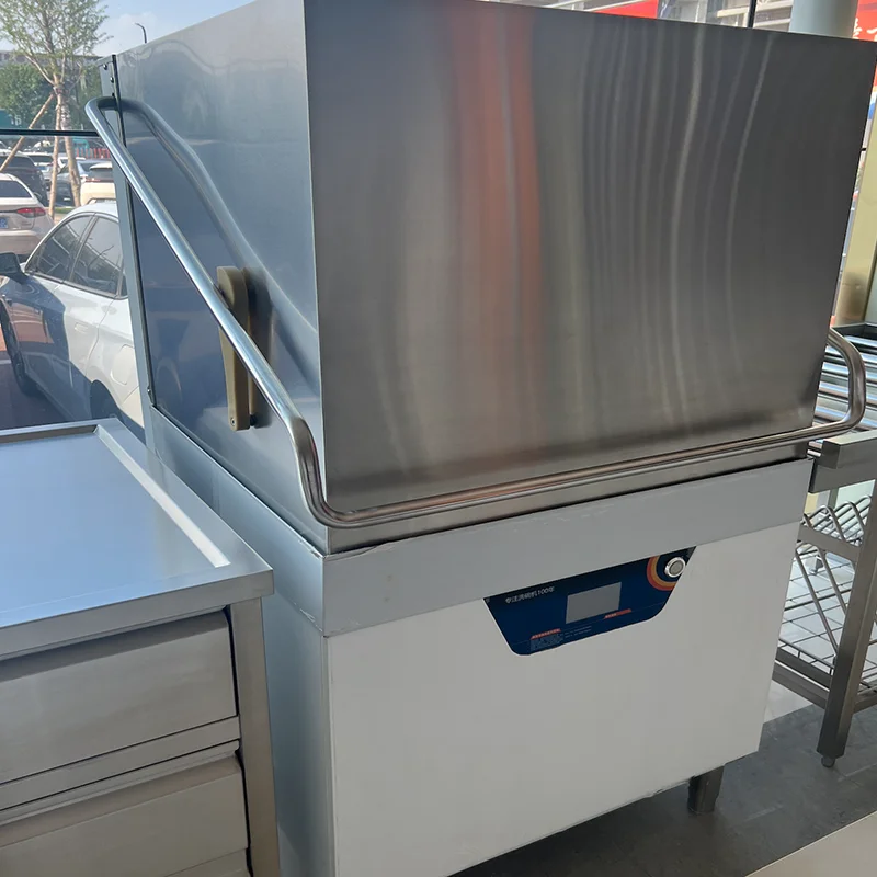 Commercial Hotel Restaurant Automatic Dishwasher Machine Kitchen Smart Industrial Freestanding Stainless Steel 304 Touchscreen