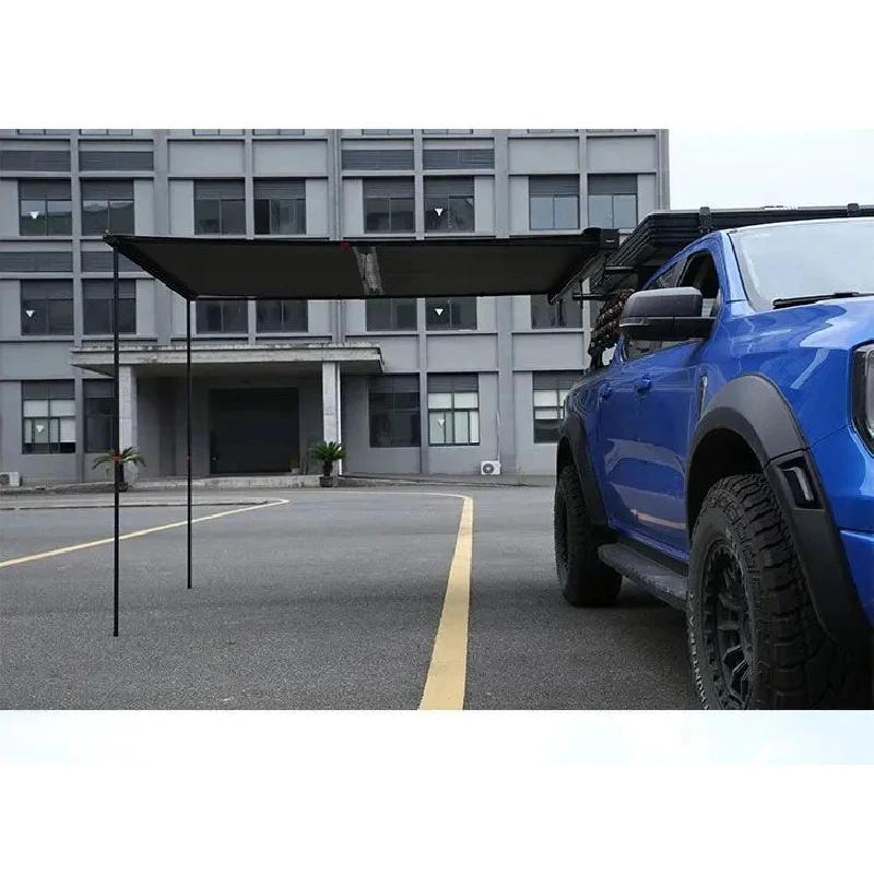 

Best SellingCar Side Roof Top Tent Black Ox Cloth Canopy Portable Sunshade Outdoor SUV Off-Road WaterproofHigh Quality