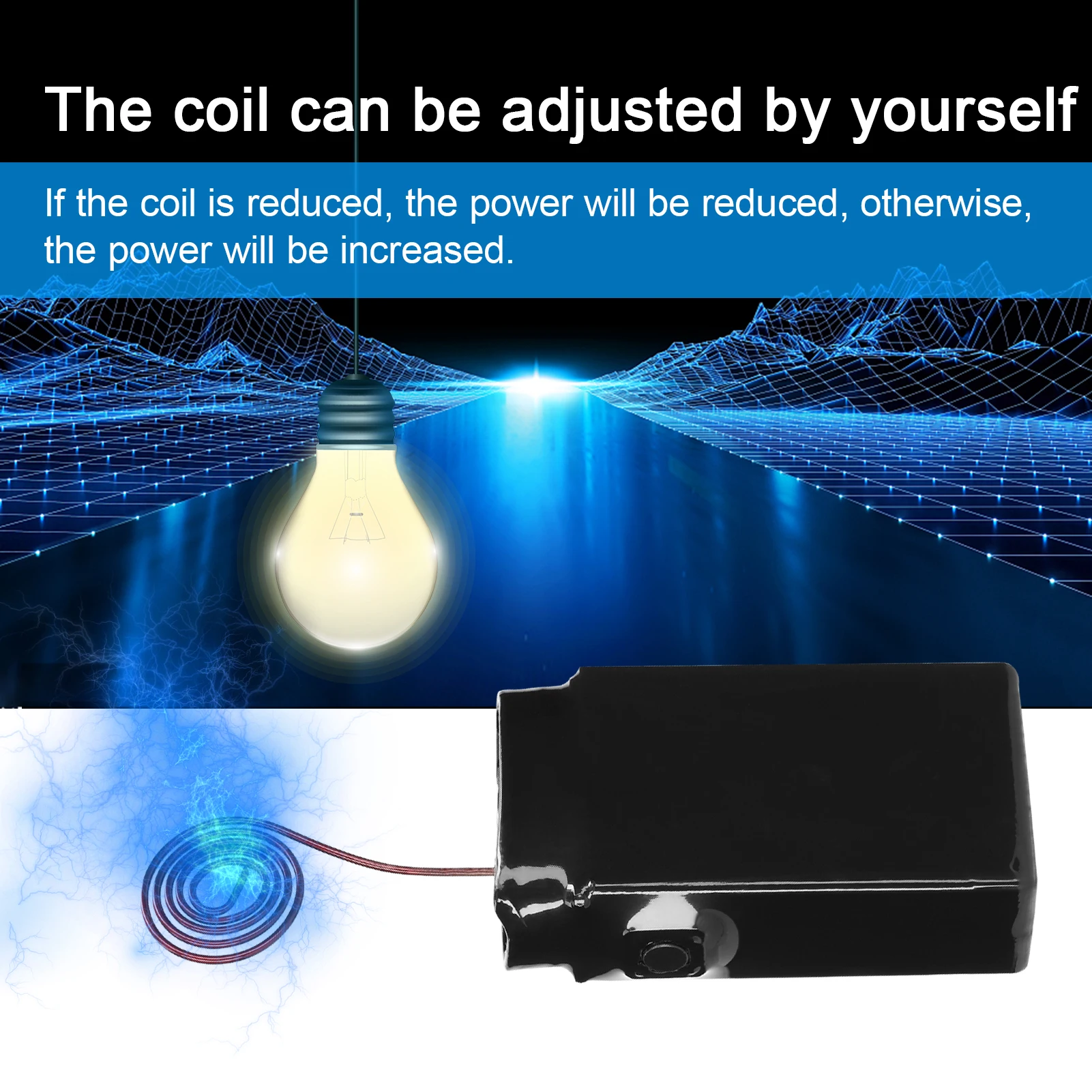 Multifunctional High Frequency EMP Generator Electromagnetic Pulse Generator Fingerprint Lock Detector LightBulb Detector