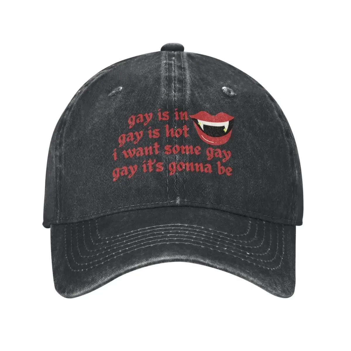 

Laszlo Cravensworth - Gay is in, gay is hot, i want some gay, gay it's gonna be Baseball Cap Beach Caps For Men Women's