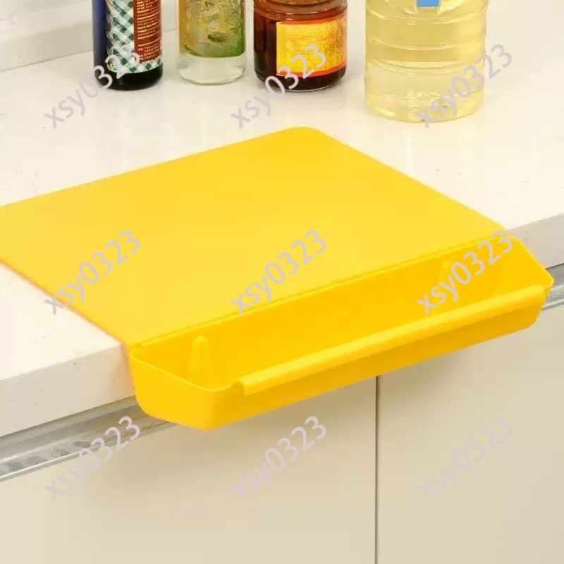 Antibacterial Mildew Proof Plastic Cutting Board, Non-slip Grooved Chopping Board for Fruit
