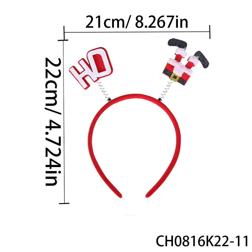 PESENAR عيد الميلاد عقال عطلة زي ملحق متعدد الوظائف زي تأثيري الدعائم الحلي #5