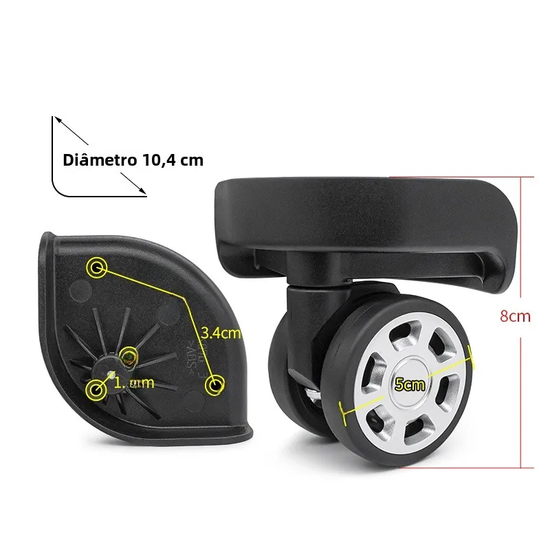 ユニバーサルホイール交換用-w26-荷物ハンドルスーツケースパスワードボックスホイールアクセサリー高品質耐久性