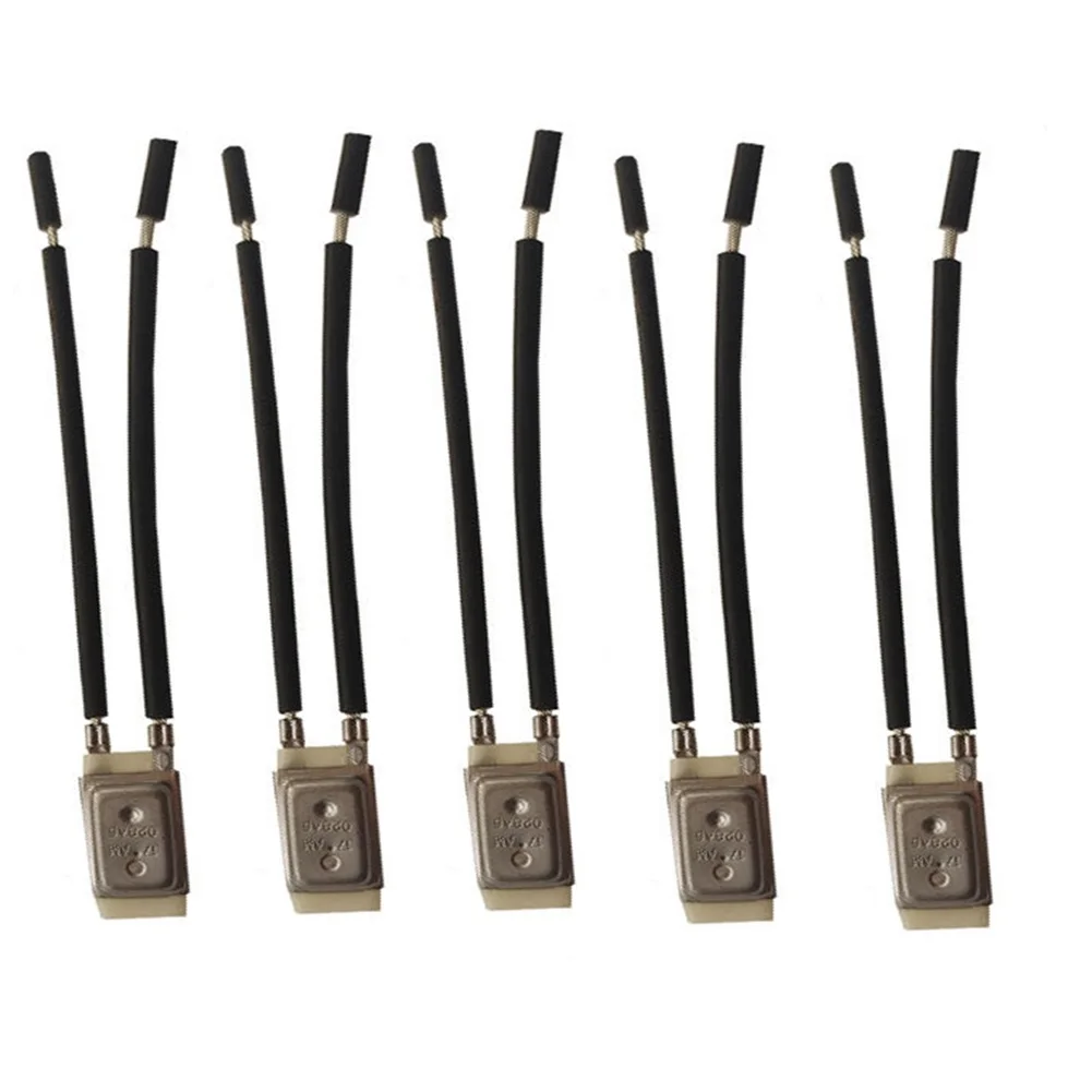 5pcs Temperature Switch 17AM Motor Thermal Protector Normally Closed KSD9700 Temperature Controller Switch Household Tools