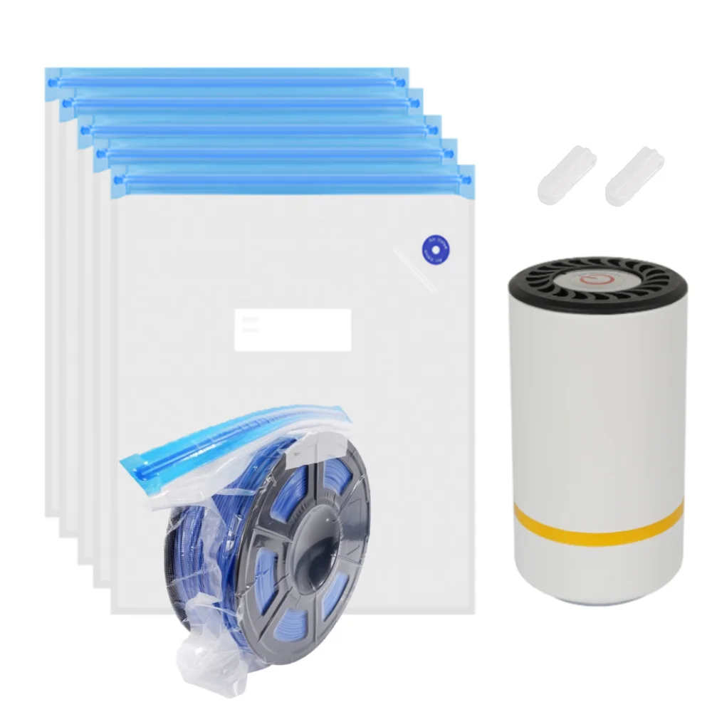 3D Printer Filament Storage Bag PLA ABS PETG Vacuum Bag Dryer Safekeep Humidity Resistant Sealing Bags Keep Filament Dry Sealed
