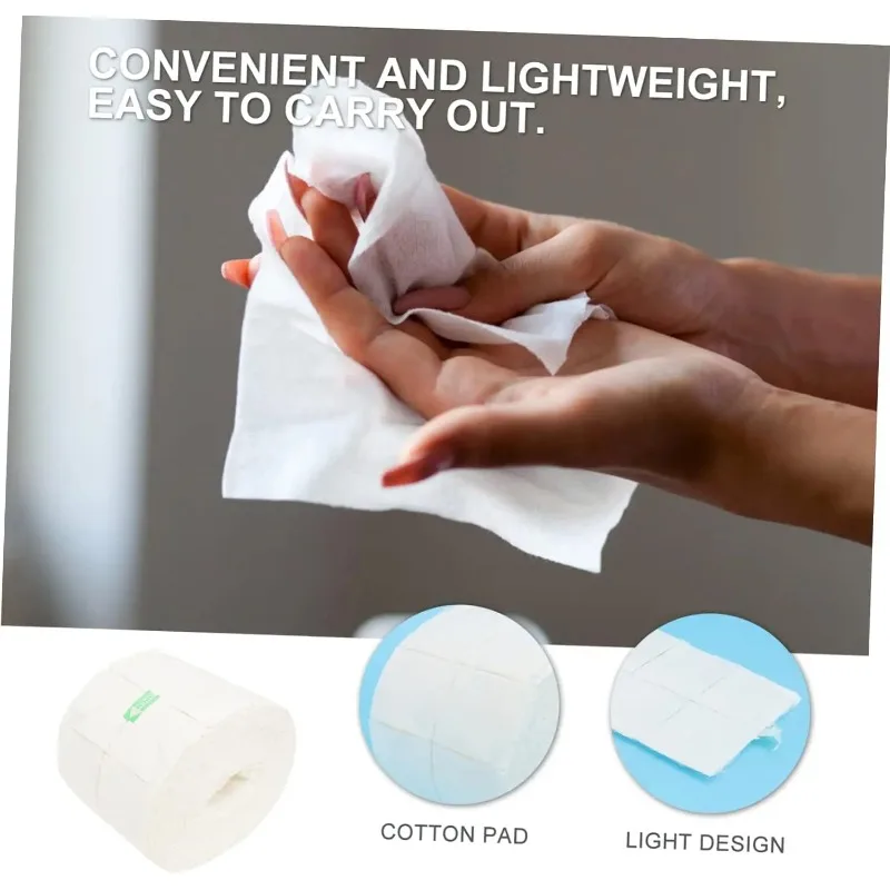 300 قطعة/لفة مزيل طلاء الأظافر وسادات قطنية الأبيض ممزق قبالة الوبر الحرة مسمار مناديل ل هلام الغراء ماكياج مانيكير تنظيف أداة ورقة #4