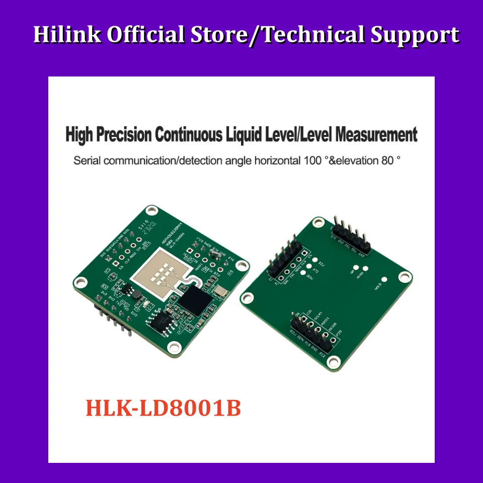 LD8001B 79GHz Millimeter Wave Liquid Level Radar Module High Precision 0.14-15m FMCW Ranging Sensor for Industrail Tank Sewage
