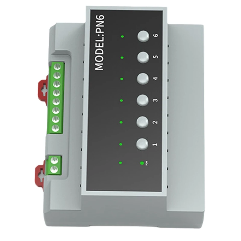 Tuya Smart Zigbee 6CH وحدة تبديل التتابع وحدة التحكم عن بعد في الأجهزة تدعم التحكم في المحرك ثلاثي الاتجاهات