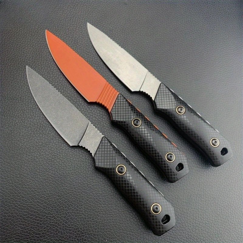 

BM 15600 Fixed Blade Knife D2 Steel Blade Nylon Fiber Handle Outdoor Camping Tactical Self-defense Portable Multi-fuctional Tool