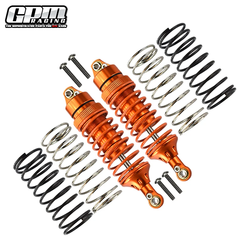 GPM-voorveringssystemen van gelegeerd metaal (1,3 mm, 1,5 mm, 1,7 mm spiraalveer en 4 mm dikke as) voor de TRAXXAS 1/10 Slash 4X4 / Stampede / Bandit XL-5.