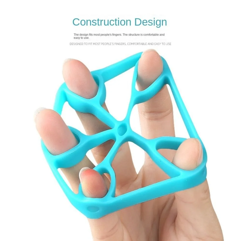 Silicone Finger Trainer Lightweight Workout Gripster Strengthener Hand Grip Expander Round Sport Fitness Rehabilitation