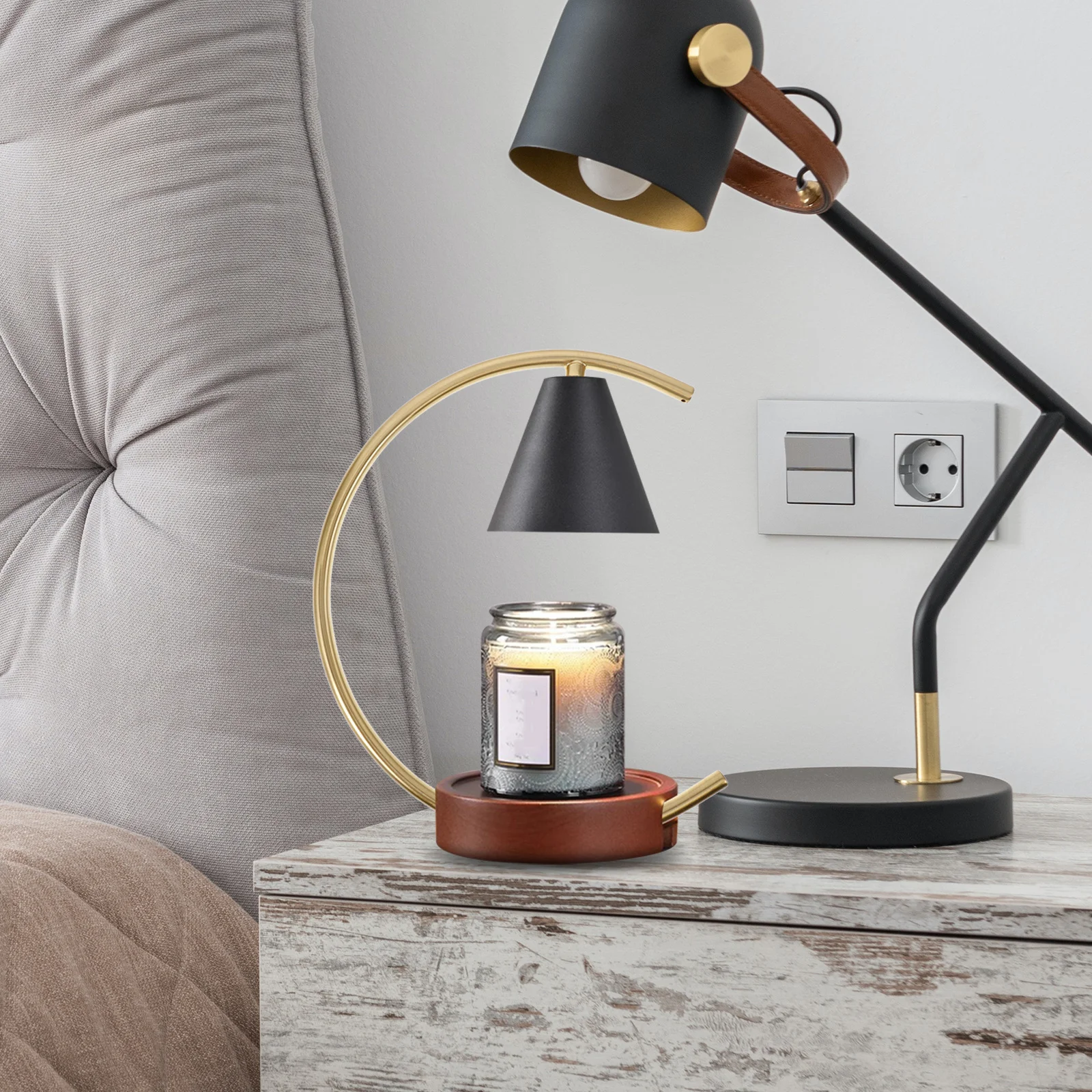

Diy Accessory Desk Aromatherapy Light down Rod Lamp Tube Hanging for Table Lamps