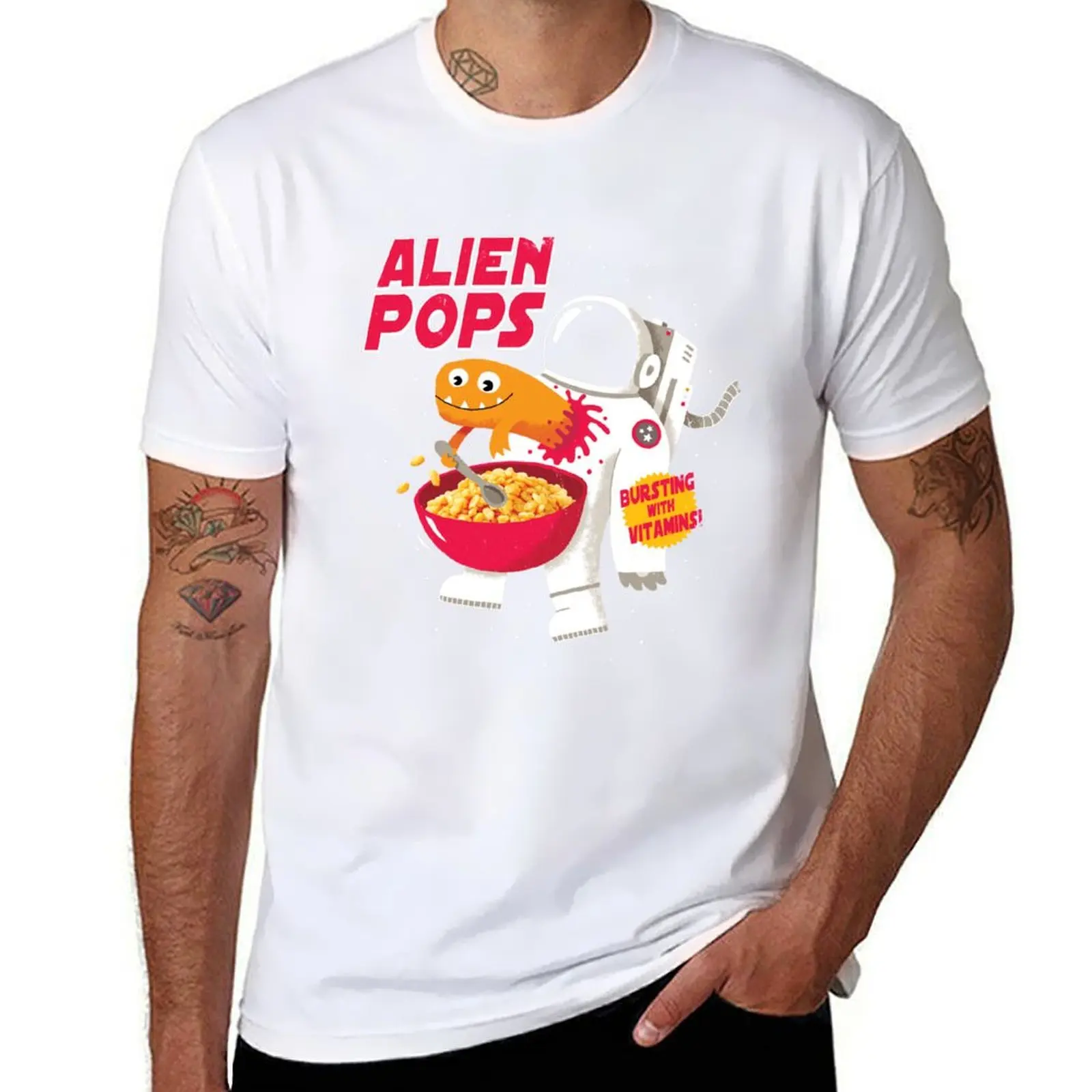 

Alien Pops T-Shirt man t shirt heavy cotton graphic t shirts for man T-Shirt
