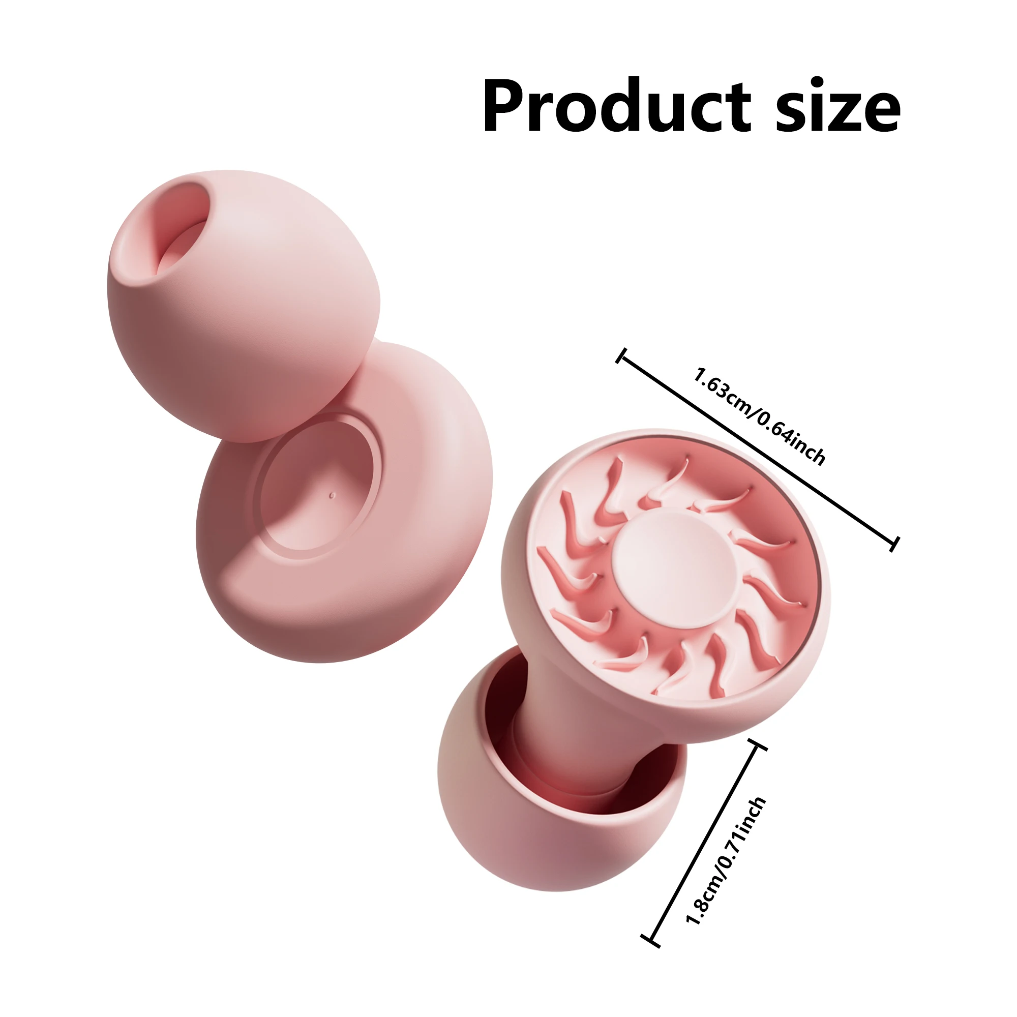 سدادات أذن من السيليكون - قابلة لإعادة الاستخدام لإلغاء الضوضاء، وحماية السمع عالية الدقة للنوم والسباحة والسفر والحفلات الموسيقية