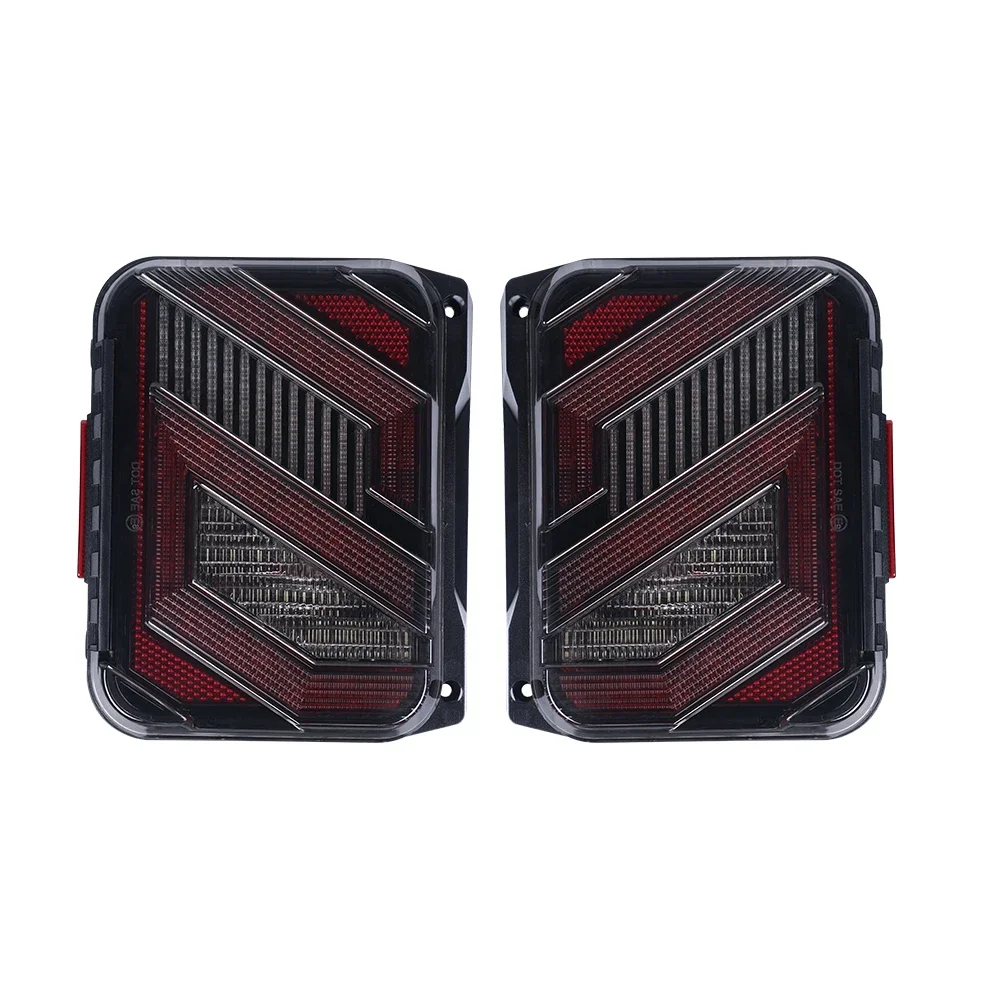 LED Tail Light Assembly w/ Turn Signal Daytime Running Light Reverse Brake Lamp For Jeep Wrangler JK JL JT 2007-2024 EU Version