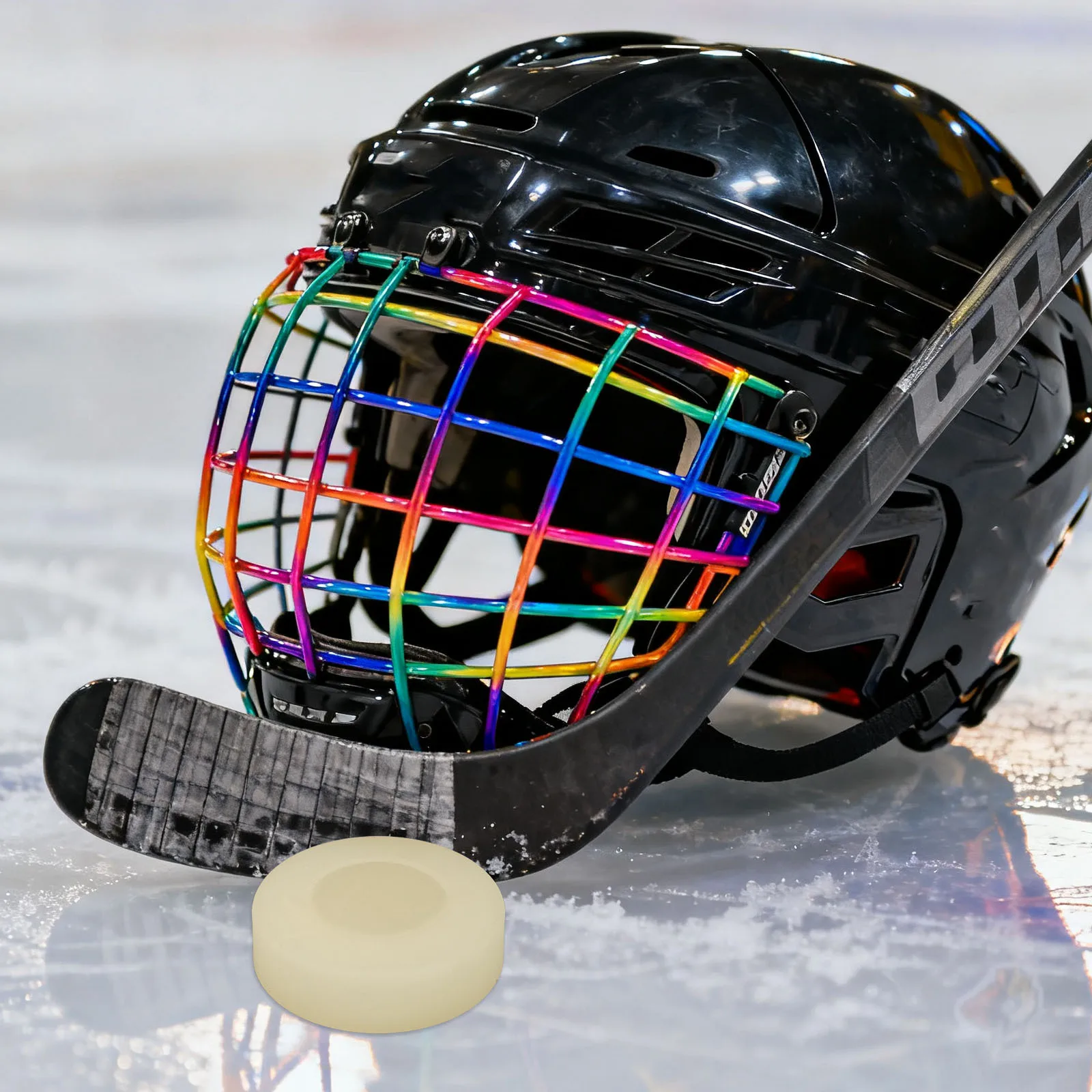 

6Pcs PVC Ice Hockey Pucks Training Games Noisereducing Matte Finish Exquisite Craftsmanship Versatile Use Lightweight