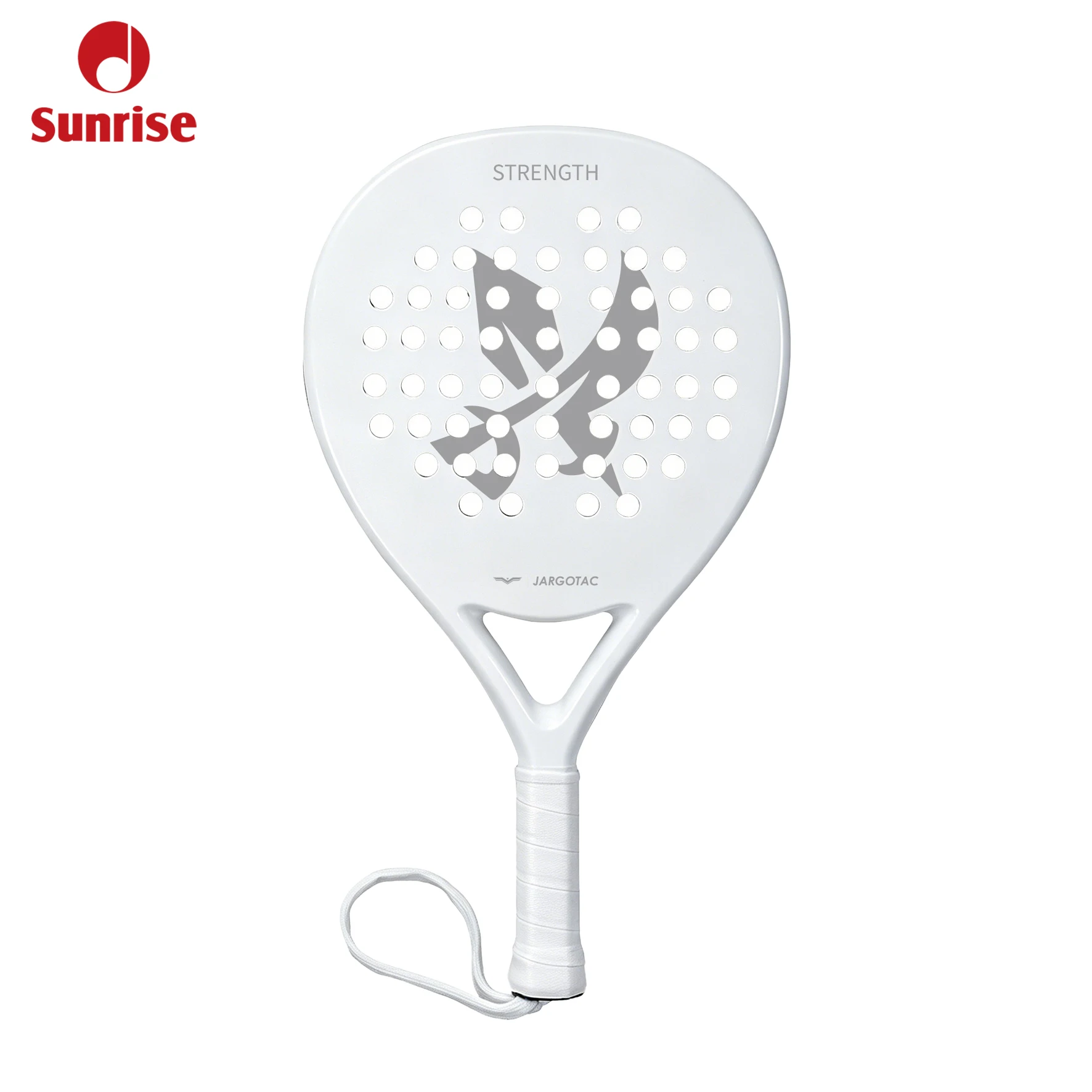 High Quality SA001 Padel Sports Racket EVA Core Carbon Fiber Fiberglass 260x260mm Face Size 360g 455mm Length Shock