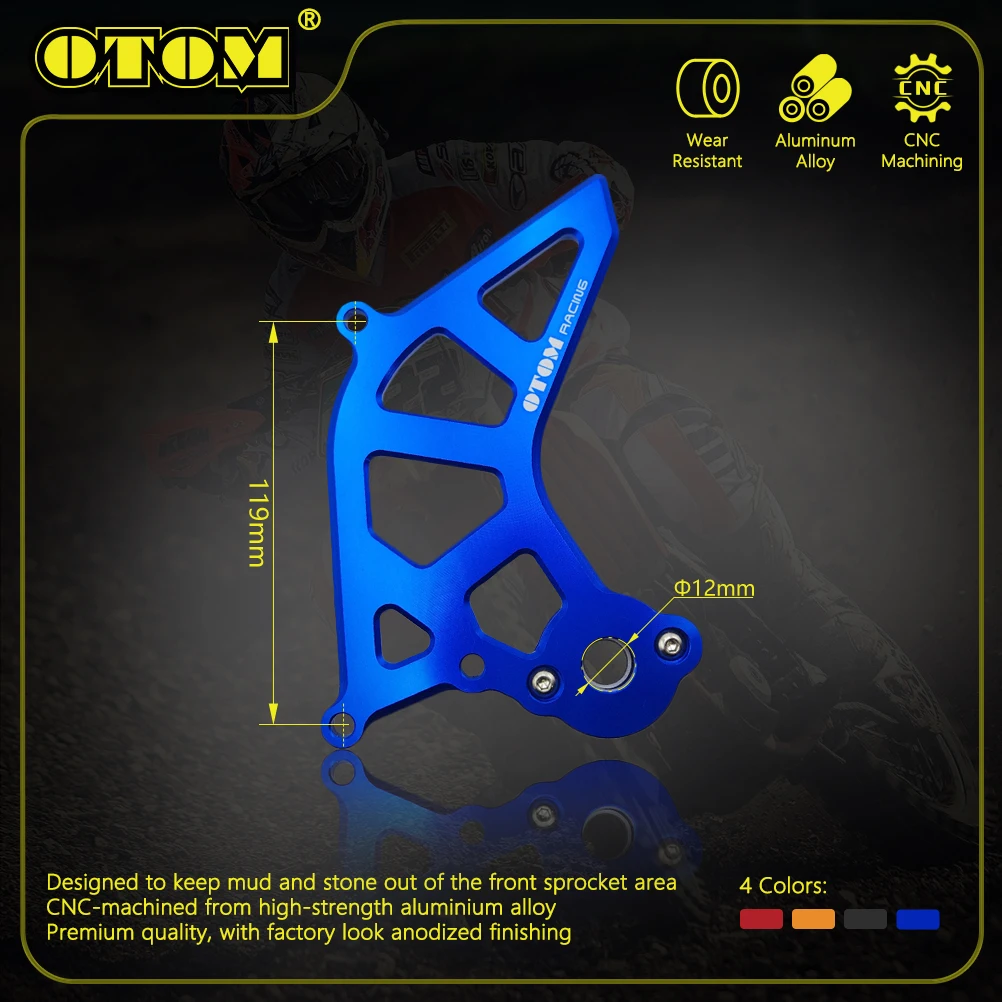 Motorcycle Accessories Front Sprocket Cover Drive Guard CNC 6 Series Aluminum For YAMAHA DT230 Loncin MT250 GPX TSE250R 2 Stroke