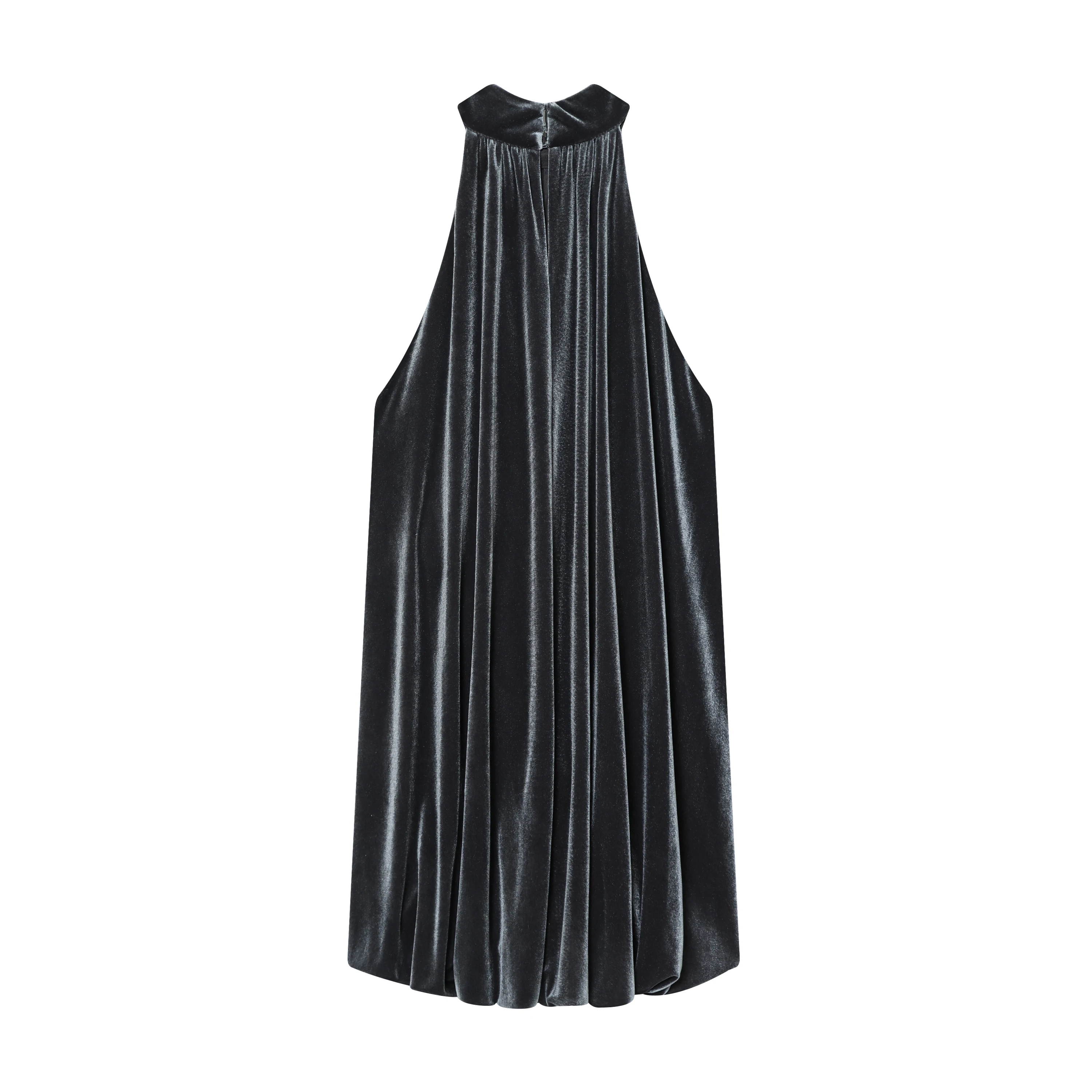 Ele ort robe de bal en velours Dr JNLEAOG automne nouveauté femmes Faion décontracté longue Sve coupe droite coupe droite Dr